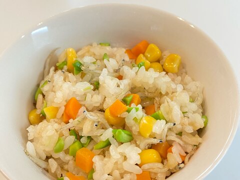 幼児食☆しらすチャーハン